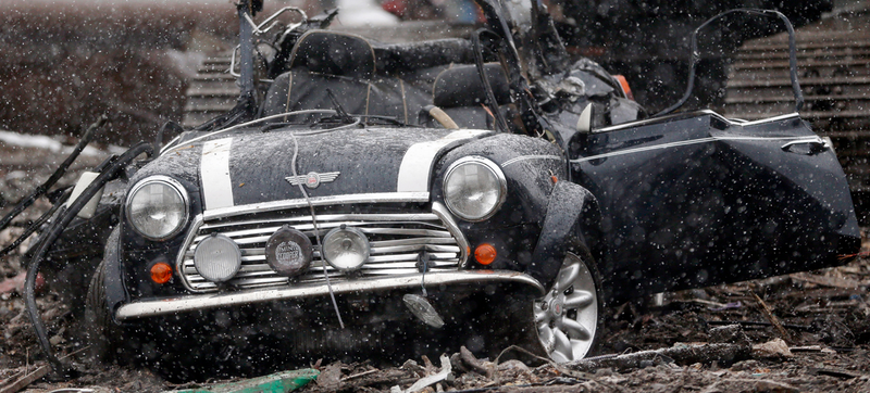 Illustration for article titled Government Assholes Publicly Crushed This Mini For Violating Import Law